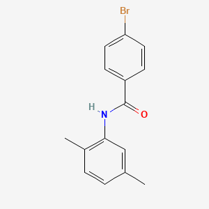 molecular formula C15H14BrNO B2982438 4-Bromo-N-(2,5-dimethylphenyl)benzamide CAS No. 21354-24-5