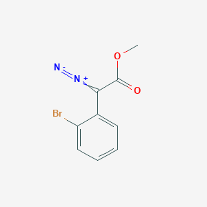 molecular formula C9H7BrN2O2 B2982467 Methyl 2-(2-bromophenyl)-2-diazoacetate CAS No. 264882-02-2