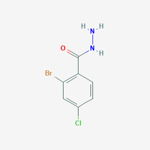 molecular formula C7H6BrClN2O B2982511 2-Bromo-4-chlorobenzhydrazide CAS No. 1023334-50-0