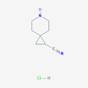 6-Azaspiro[2.5]octane-2-carbonitrile;hydrochloride