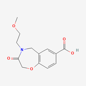 4-(2-Methoxyethyl)-3-oxo-2,3,4,5-tetrahydro-1,4-benzoxazepine-7-carboxylic acid