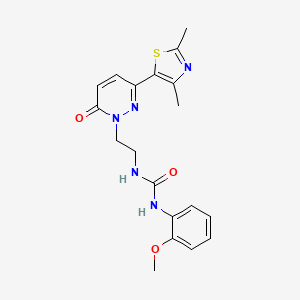 1-(2-(3-(2,4-dimethylthiazol-5-yl)-6-oxopyridazin-1(6H)-yl)ethyl)-3-(2-methoxyphenyl)urea
