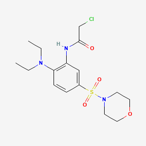 2-Chloro-N-[2-diethylamino-5-(morpholine-4-sulfonyl)-phenyl]-acetamide