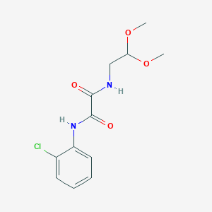 N'-(2-chlorophenyl)-N-(2,2-dimethoxyethyl)oxamide