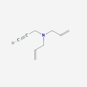 molecular formula C9H13N B2982610 N-(2-Propynyl)-N,N-di(2-propenyl)amine CAS No. 86199-28-2