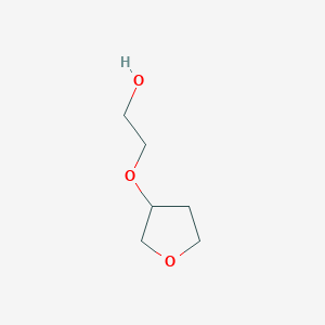 molecular formula C6H12O3 B2982655 2-(Oxolan-3-yloxy)ethan-1-ol CAS No. 1257049-23-2