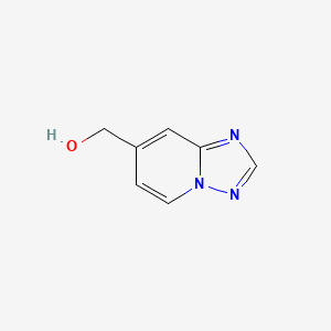 molecular formula C7H7N3O B2982658 [1,2,4]Triazolo[1,5-A]pyridin-7-ylmethanol CAS No. 1824302-02-4