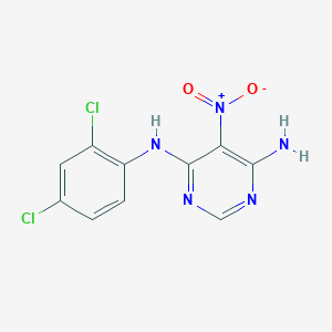 N4-(2,4-dichlorophenyl)-5-nitropyrimidine-4,6-diamine