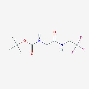 Tert-butyl (2-oxo-2-((2,2,2-trifluoroethyl)amino)ethyl)carbamate