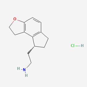 (R)-2-(1,6,7,8-tetrahydro-2H-indeno[5,4-b]furan-8-yl)ethan-1-amine hydrochloride