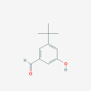 molecular formula C11H14O2 B2982738 3-Tert-butyl-5-hydroxybenzaldehyde CAS No. 532966-72-6