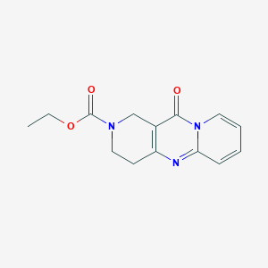 ethyl 11-oxo-3,4-dihydro-1H-dipyrido[1,2-a:4',3'-d]pyrimidine-2(11H)-carboxylate