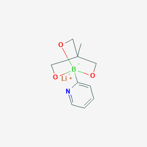 Lithium 4-methyl-1-(pyridin-2-yl)-2,6,7-trioxa-1-borabicyclo[2.2.2]octan-1-uide