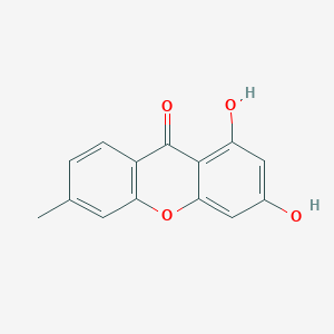 molecular formula C14H10O4 B2982799 1,3-dihydroxy-6-methyl-9H-xanthen-9-one CAS No. 40547-32-8