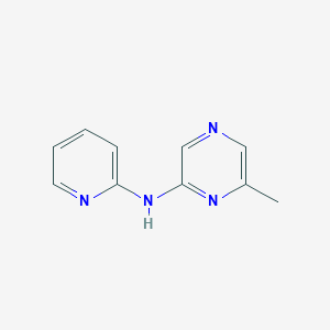 molecular formula C10H10N4 B2982801 6-methyl-N-(pyridin-2-yl)pyrazin-2-amine CAS No. 2176201-24-2