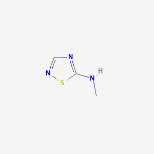 molecular formula C3H5N3S B2982889 N-methyl-1,2,4-thiadiazol-5-amine CAS No. 100703-97-7