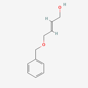 molecular formula C11H14O2 B2982921 2-Buten-1-ol, 4-(phenylmethoxy)-, (E)- CAS No. 69152-88-1