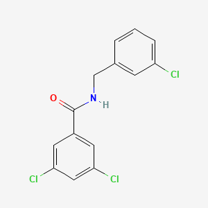 3,5-dichloro-N-(3-chlorobenzyl)benzenecarboxamide