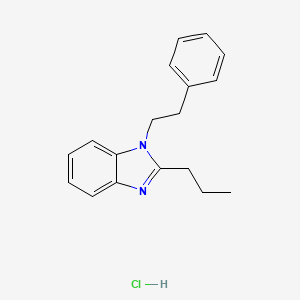 1-phenethyl-2-propyl-1H-benzo[d]imidazole hydrochloride