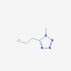 molecular formula C4H7ClN4 B2982962 5-(2-chloroethyl)-1-methyl-1H-tetrazole CAS No. 15284-37-4