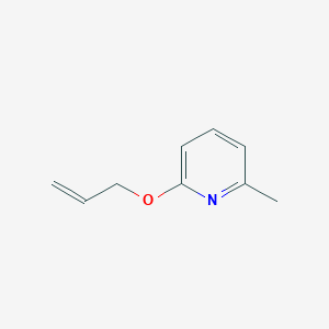 molecular formula C9H11NO B2982970 2-Methyl-6-(prop-2-en-1-yloxy)pyridine CAS No. 39984-11-7