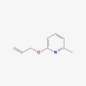 molecular formula C9H11NO B2982970 2-甲基-6-(丙烯醇基氧基)吡啶 CAS No. 39984-11-7