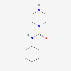 molecular formula C11H21N3O B2982971 N-cyclohexylpiperazine-1-carboxamide CAS No. 923177-04-2