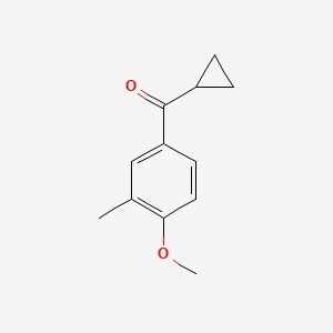 Cyclopropyl(4-methoxy-3-methylphenyl)methanone