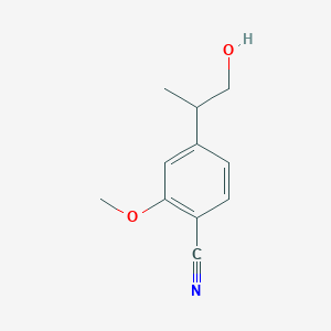 4-(1-Hydroxypropan-2-yl)-2-methoxybenzonitrile