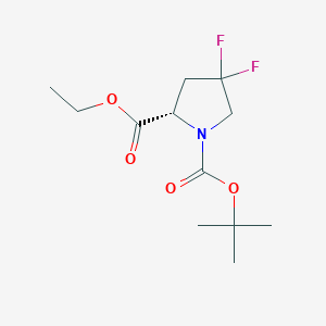 (S)-1-tert-Butyl 2-ethyl 4,4-difluoropyrrolidine-1,2-dicarboxylate