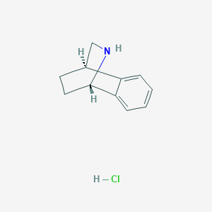 (1R,8S)-9-azatricyclo[6.2.2.0^{2,7}]dodeca-2(7),3,5-triene hydrochloride