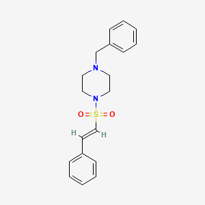 (E)-1-benzyl-4-(styrylsulfonyl)piperazine