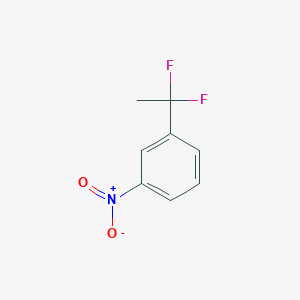 molecular formula C8H7F2NO2 B2983114 1-(1,1-Difluoroethyl)-3-nitrobenzene CAS No. 40788-04-3