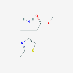 Methyl 3-amino-3-(2-methyl-1,3-thiazol-4-yl)butanoate