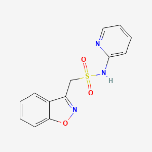 1-(benzo[d]isoxazol-3-yl)-N-(pyridin-2-yl)methanesulfonamide