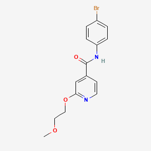 N-(4-bromophenyl)-2-(2-methoxyethoxy)isonicotinamide