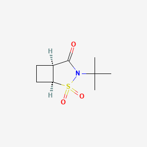(1S,5S)-3-Tert-butyl-2,2-dioxo-2lambda6-thia-3-azabicyclo[3.2.0]heptan-4-one