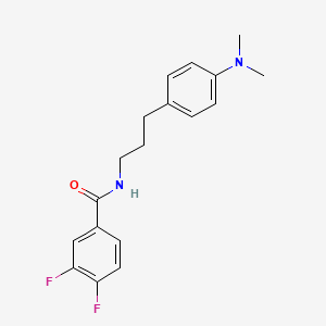 N-(3-(4-(dimethylamino)phenyl)propyl)-3,4-difluorobenzamide