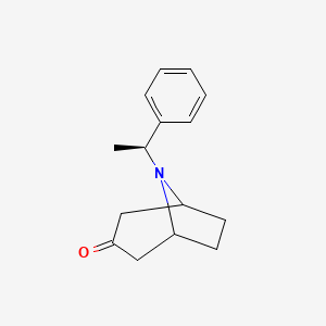 8-[(1S)-1-phenylethyl]-8-azabicyclo[3.2.1]octan-3-one