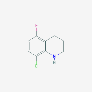 B2983178 8-Chloro-5-fluoro-1,2,3,4-tetrahydroquinoline CAS No. 1696022-07-7