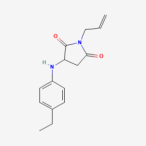 1-Allyl-3-((4-ethylphenyl)amino)pyrrolidine-2,5-dione