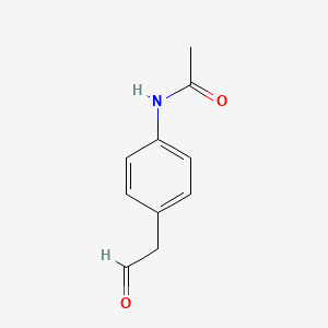 molecular formula C10H11NO2 B2983241 N-[4-(2-oxoethyl)phenyl]acetamide CAS No. 1085309-04-1