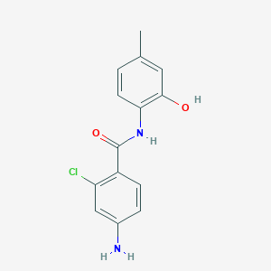 4-amino-2-chloro-N-(2-hydroxy-4-methylphenyl)benzamide