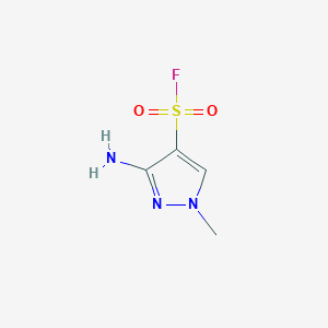 3-amino-1-methyl-1H-pyrazole-4-sulfonyl fluoride