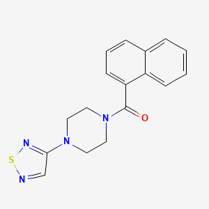 1-(Naphthalene-1-carbonyl)-4-(1,2,5-thiadiazol-3-yl)piperazine