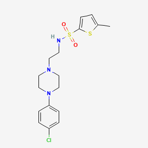 N-(2-(4-(4-chlorophenyl)piperazin-1-yl)ethyl)-5-methylthiophene-2-sulfonamide