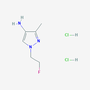 1-(2-Fluoroethyl)-3-methyl-1H-pyrazol-4-amine dihydrochloride