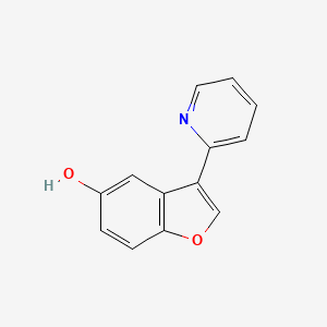 3-(Pyridin-2-yl)-1-benzofuran-5-ol