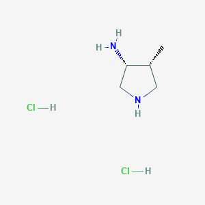 (3R,4R)-4-Methylpyrrolidin-3-amine dihydrochloride