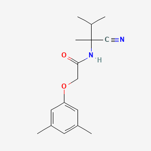 N-(1-cyano-1,2-dimethylpropyl)-2-(3,5-dimethylphenoxy)acetamide